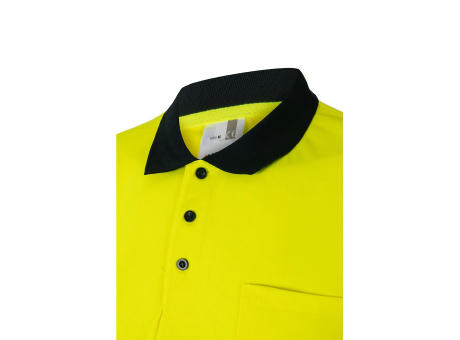 VL FORTUNA. Poloshirt (140g/m²) im Bird-Eye-Design mit kurzen Ärmeln, aus Polyester (100%) Werbeartikel