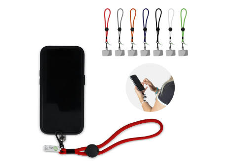 Handgelenk-Telefonriemen bedrucken