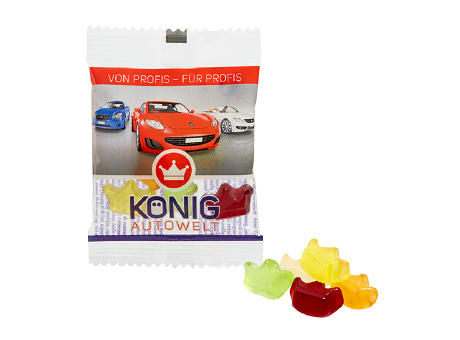 Product image Fruchtgummi INDIVIDUELL 10 g im kompostierbaren Tütchen Werbeartikel