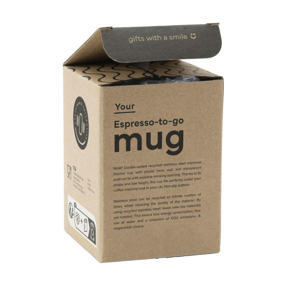 Espresso-to-Go Mug RCS Recycled Steel 170 ml Werbeartikel