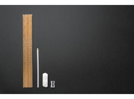 Timberson extra dickes 30cm doppelseitiges Bambuslineal bedrucken