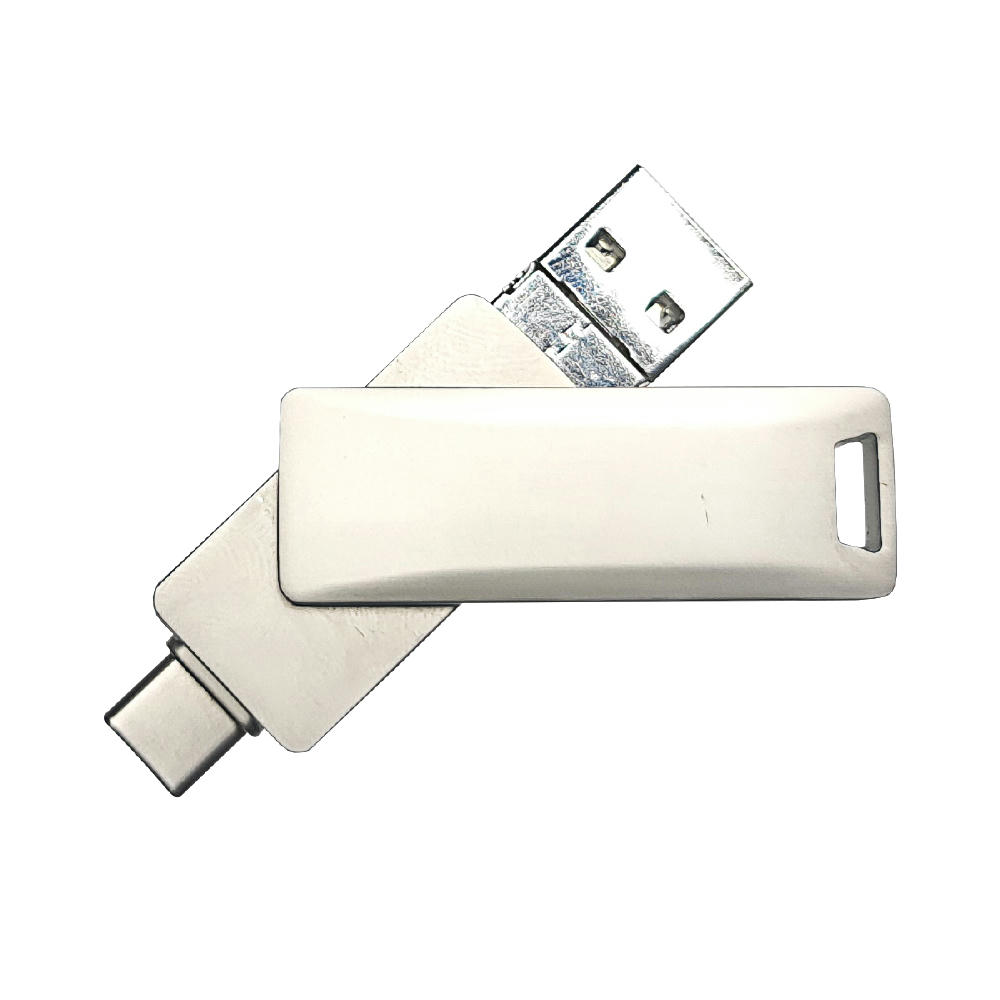 Product image USB-Stick 4in1 OTG 07 USB 3.0 Flash Disk 8 GB Silber Werbeartikel