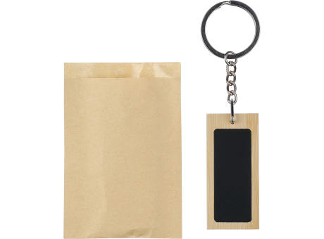 Product image Schlüsselanhänger aus Bambus Geoffrey bedrucken