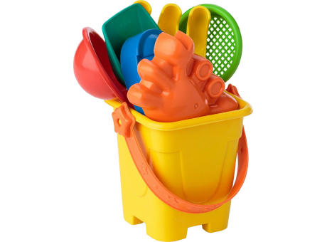 Recycelter PP-Strandeimer Mateo Werbeartikel