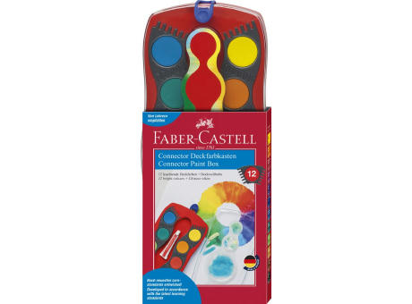 Product image Farbkasten Connector 12er Rot Werbeartikel