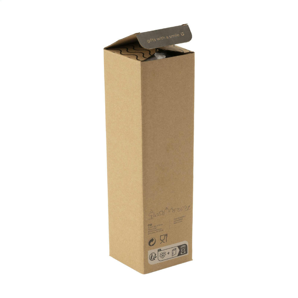 Frosted Bottle RCS Recycled Steel 500 ml Thermoflasche Werbeartikel