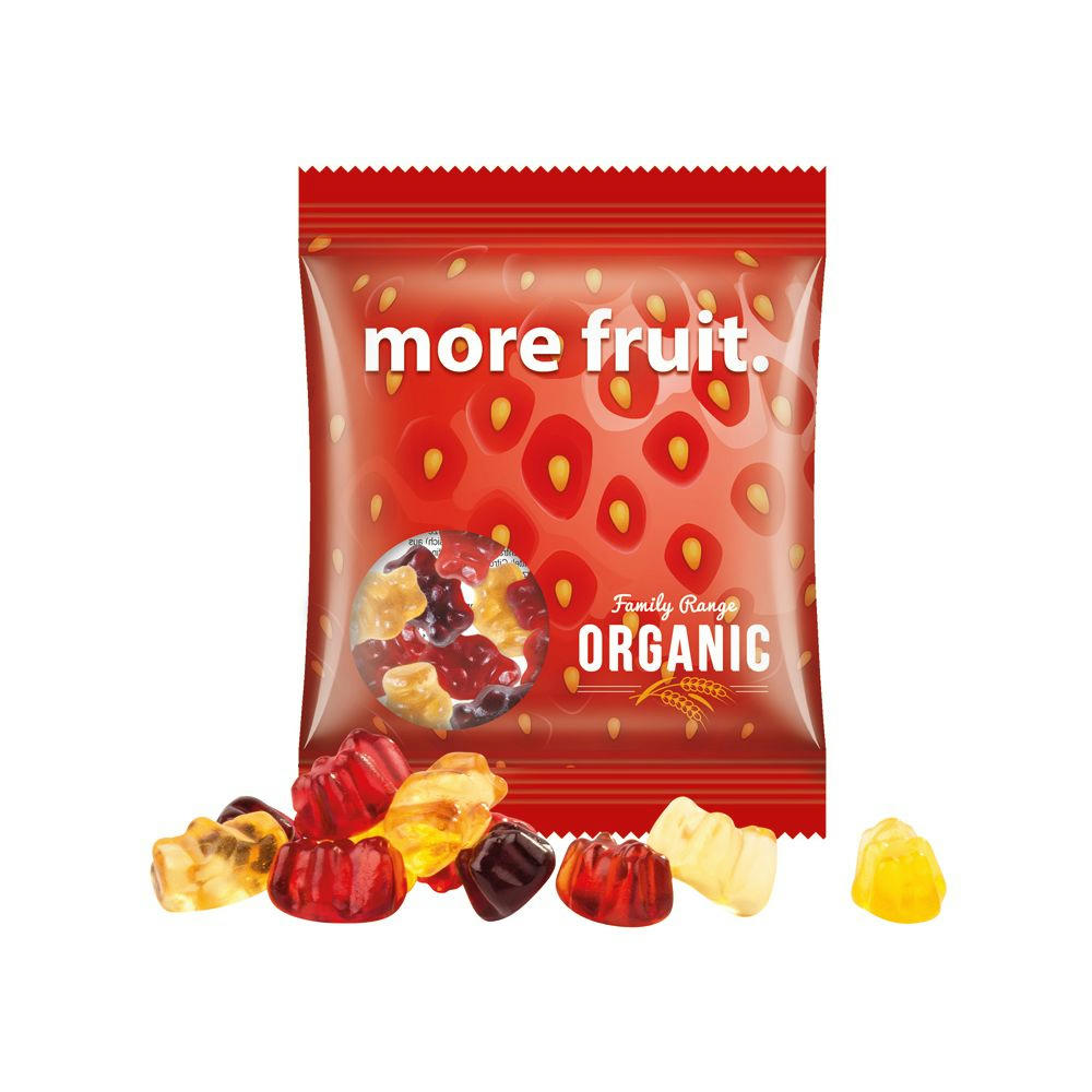 Minitüte 10 g Trolli 30 % Fruchtsaft Bärchen Werbeartikel