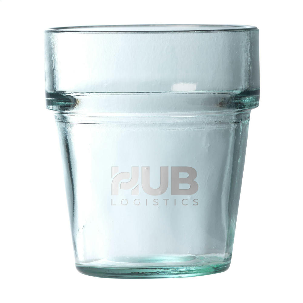 Product image Sevilla Stapelbares Recyceltes Wasserglas 270 ml Werbeartikel