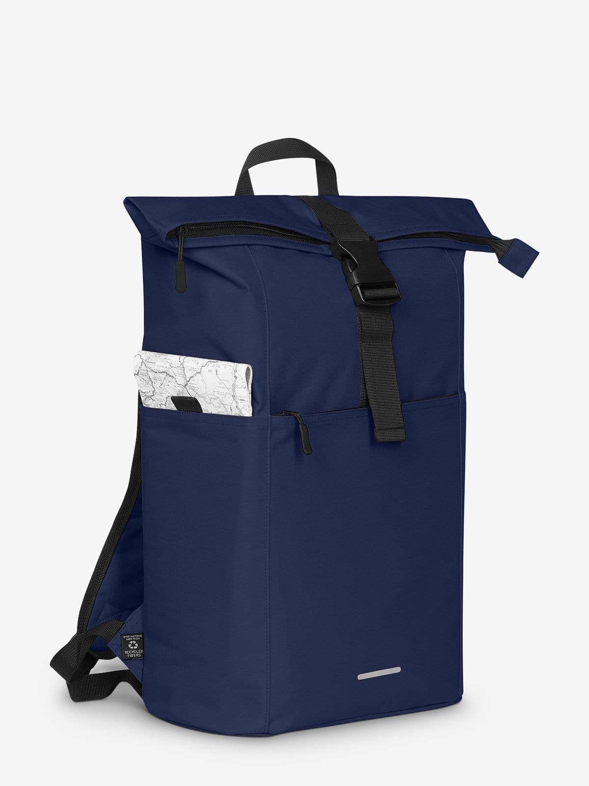 Marinefarbener Halfar Rucksack BASIC – günstiger Werbeartikel Rucksack mit Logo für Unternehmen