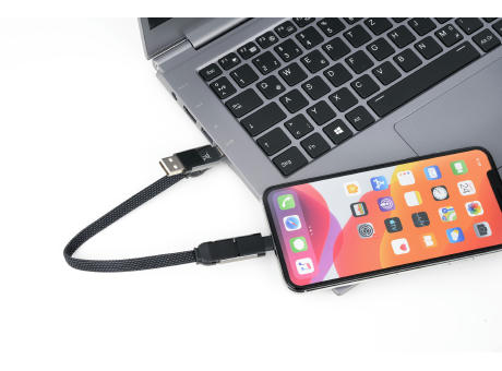 TROIKA Schnellladekabel PRACTICABLE bedrucken