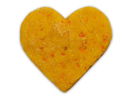 Backförmchen mit Leckerli-Rezeptblock Herz Werbeartikel