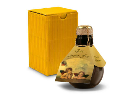 Product image Geschenkartikel / Präsentartikel: Kleinste Sektflasche: Weihnachts-Raffael Werbeartikel