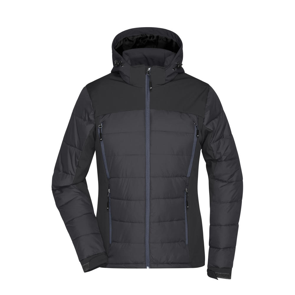 Ladies' Outdoor Hybrid Jacket - Thermojacke in attraktivem Materialmix Werbeartikel