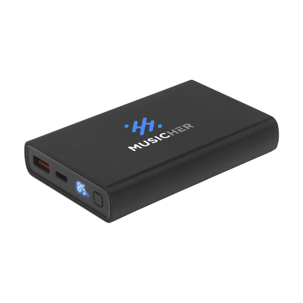 Powerbank RCS Recycled ABS 10000 Ladegerät Werbeartikel
