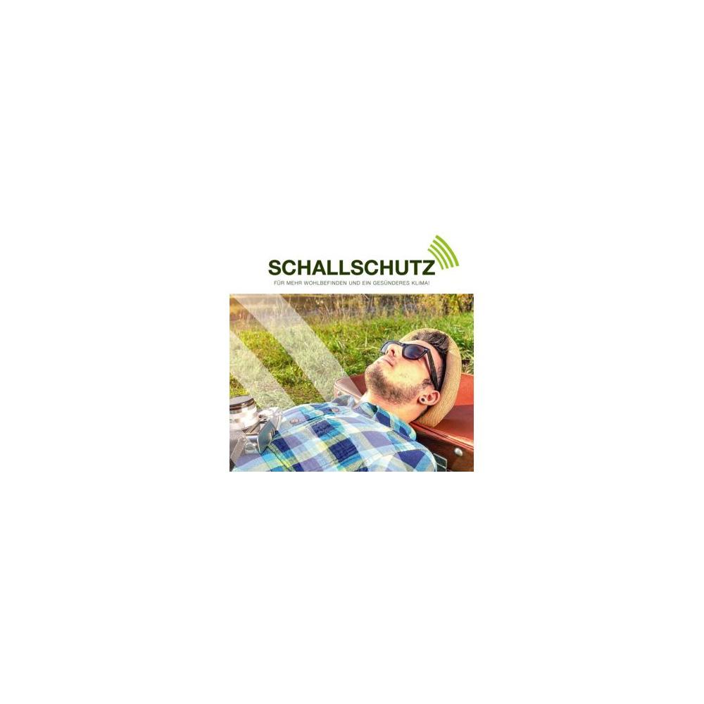 Schallschutzbild 100 x 150 cm weiß 1,1 Alpha Werbeartikel