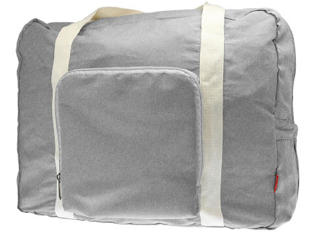 Product image Faltbare Reisetasche 'Tenerife', meliertes Grau RPET Werbeartikel
