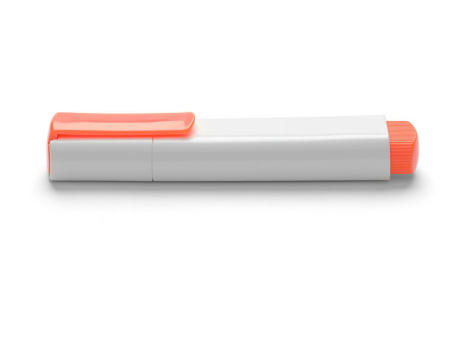 Textliner weiss / orange bedrucken