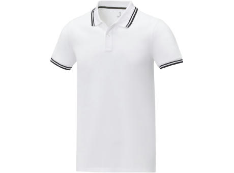 Amarago Polo mit abgesetztem Rand für Herren bedrucken