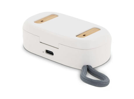 TWS Earbuds bamboo Werbeartikel