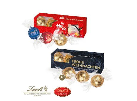 Lindt Lindor Präsent, 3er Werbeartikel