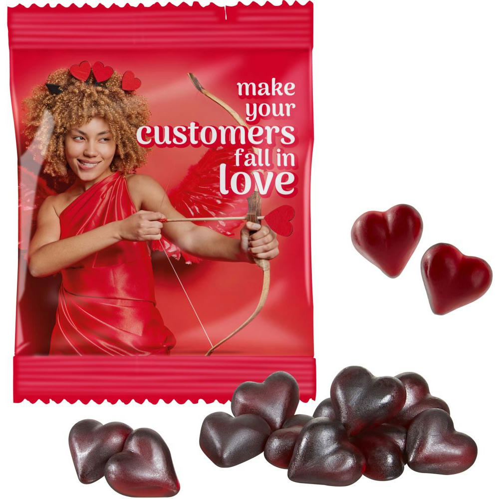 Product image Cassis Fruchtsaft-Herzen Werbeartikel