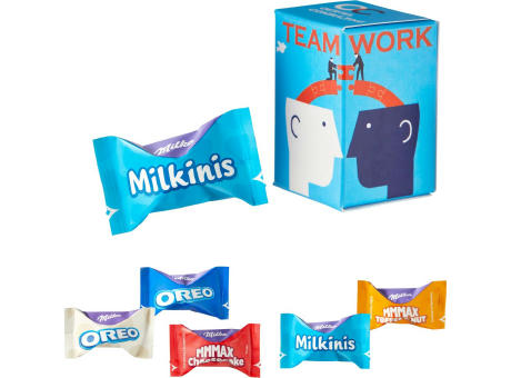 Mini Promo-Tower mit Milka Favourites Mix Werbeartikel