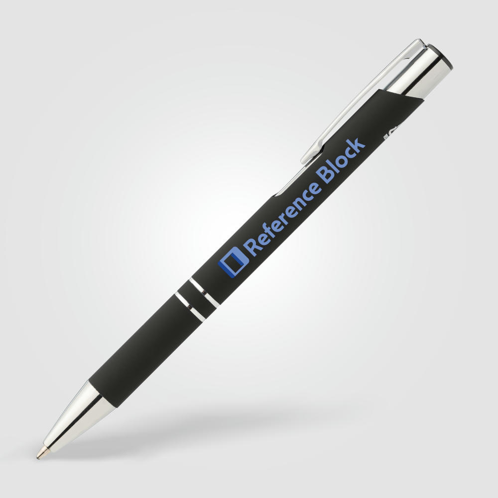 Product image Tres-Chic Kugelschreiber mit Chromverzierung aus recyceltem Aluminium Werbeartikel