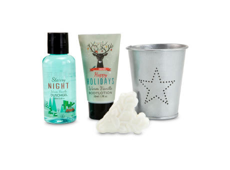 Wellness-Geschenkset: Happy Holidays Werbeartikel