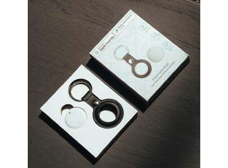 Findmate Dual IPX5 Artikel-Finder aus RCS recyceltem ABS Werbeartikel