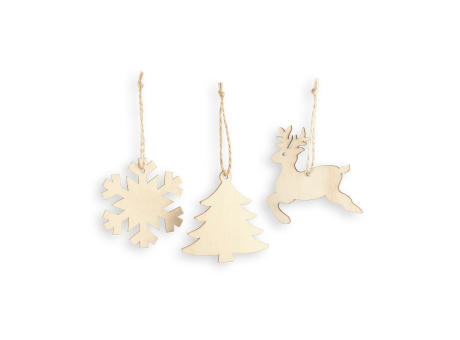 Product image FLAKE. Weihnachtsfiguren zum Aufhängen Werbeartikel