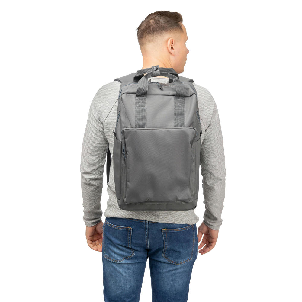 Rucksack aus recyceltem (900D) Polyester Amalia Werbeartikel