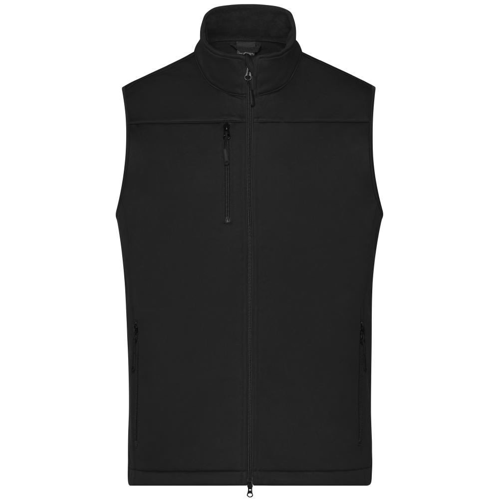 Product image Men's Softshell Vest - Klassische Softshellweste im sportlichen Design aus recyceltem Polyester Werbeartikel
