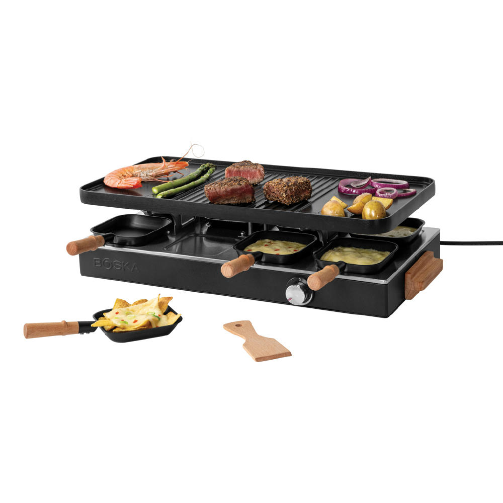 BOSKA Raclette Gourmet Party, 8 Personen (EU Type F) Werbeartikel