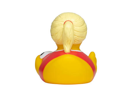 Quietsche-Ente Fußballerin Werbeartikel