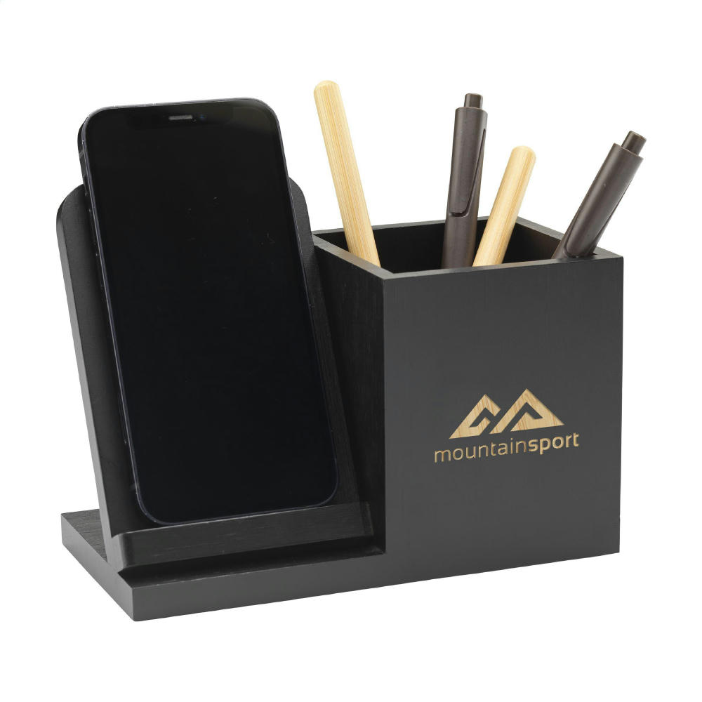 Bamboo Boss 15W Ladestation/Stifthalter Werbeartikel