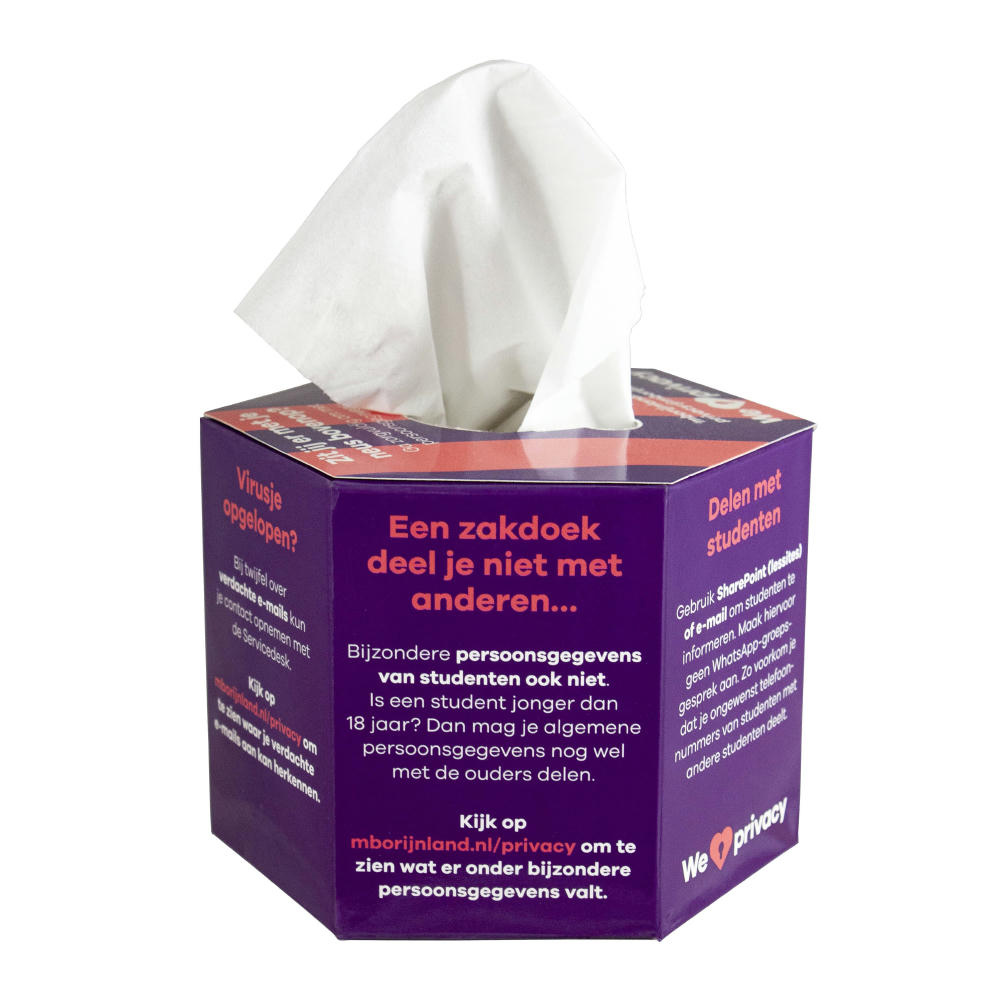 Product image Taschentuchbox Hexagon Werbeartikel