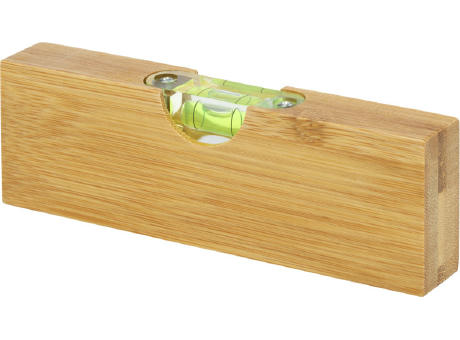 Product image Flush Wasserwaage aus Bambus mit Flaschenöffner bedrucken