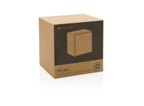 Wynn 5W kabelloser Bambus Lautsprecher Werbeartikel