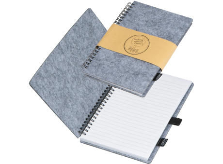 A5 RPET Filz Notizbuch  bedrucken