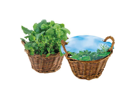 Product image Weiden Körbchen Kräuter Werbeartikel
