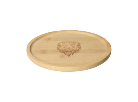 Bambusteller "Zuma", klein Werbeartikel