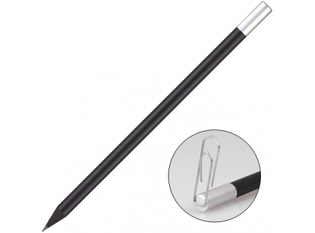 schwarz, Metallkappe silber