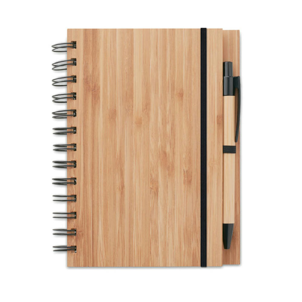 Product image Notizbuch Bambusdeckel Werbeartikel