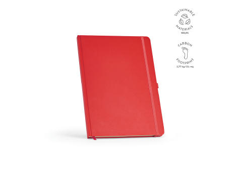 Marquez A4 Notizbuch mit Festeinband. 240 Seiten 70gsm recy.Papier Werbeartikel