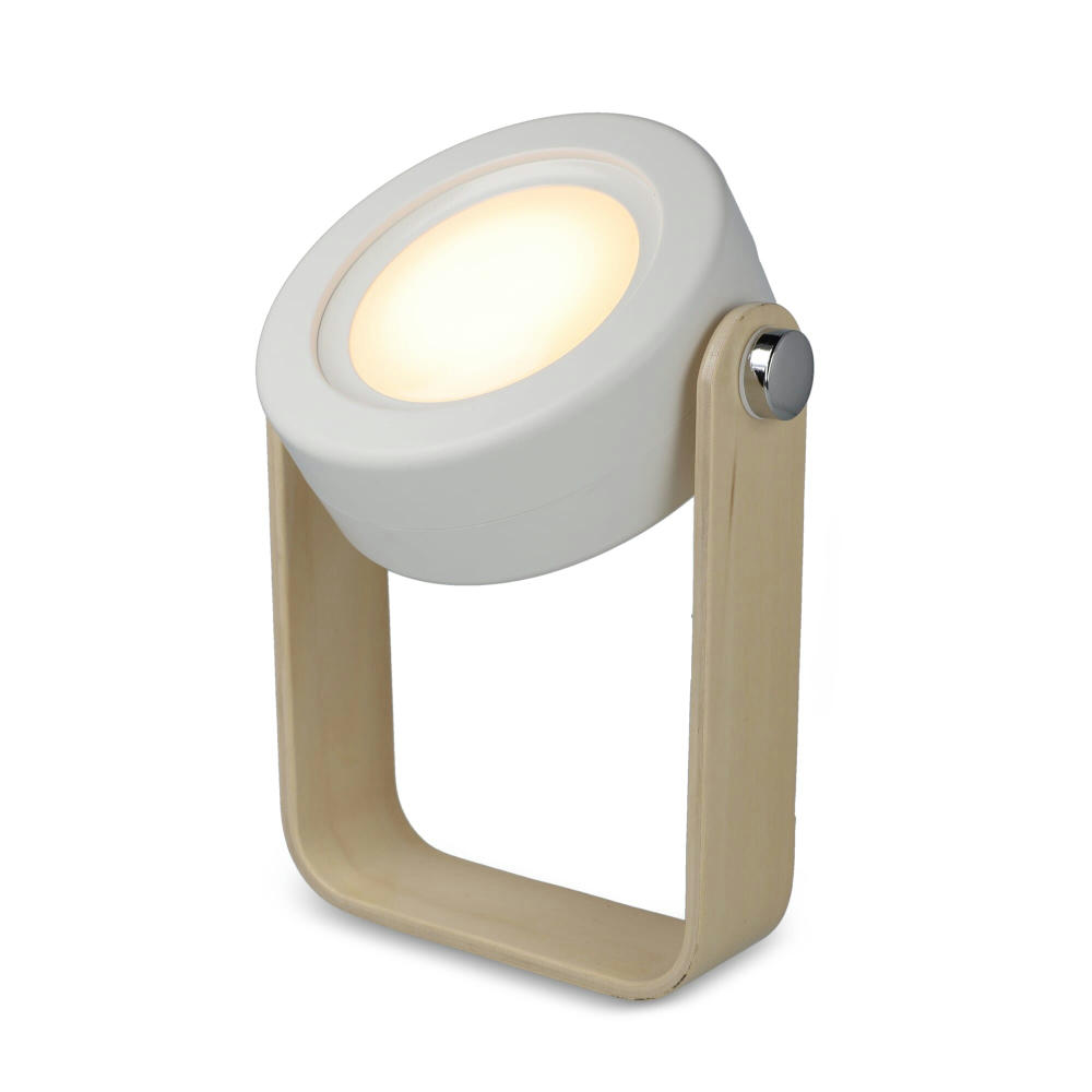 Coollux Multifunktions-LED-Lampe mit Bambusgriff Werbeartikel