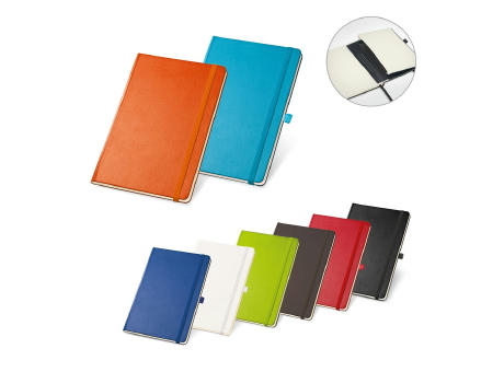 TWAIN. Notizbuch A5 mit linierten Blättern in Elfenbeinfarbe bedrucken