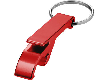 Product image Tao Schlüsselanhänger mit Flaschen- und Dosenöffner aus recyceltem RCS Aluminium Werbeartikel