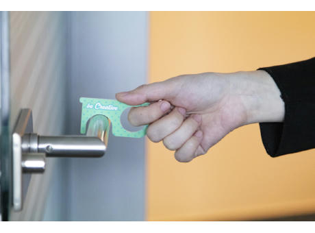 Hygiene-Schlüssel NoTouch Creative bedrucken