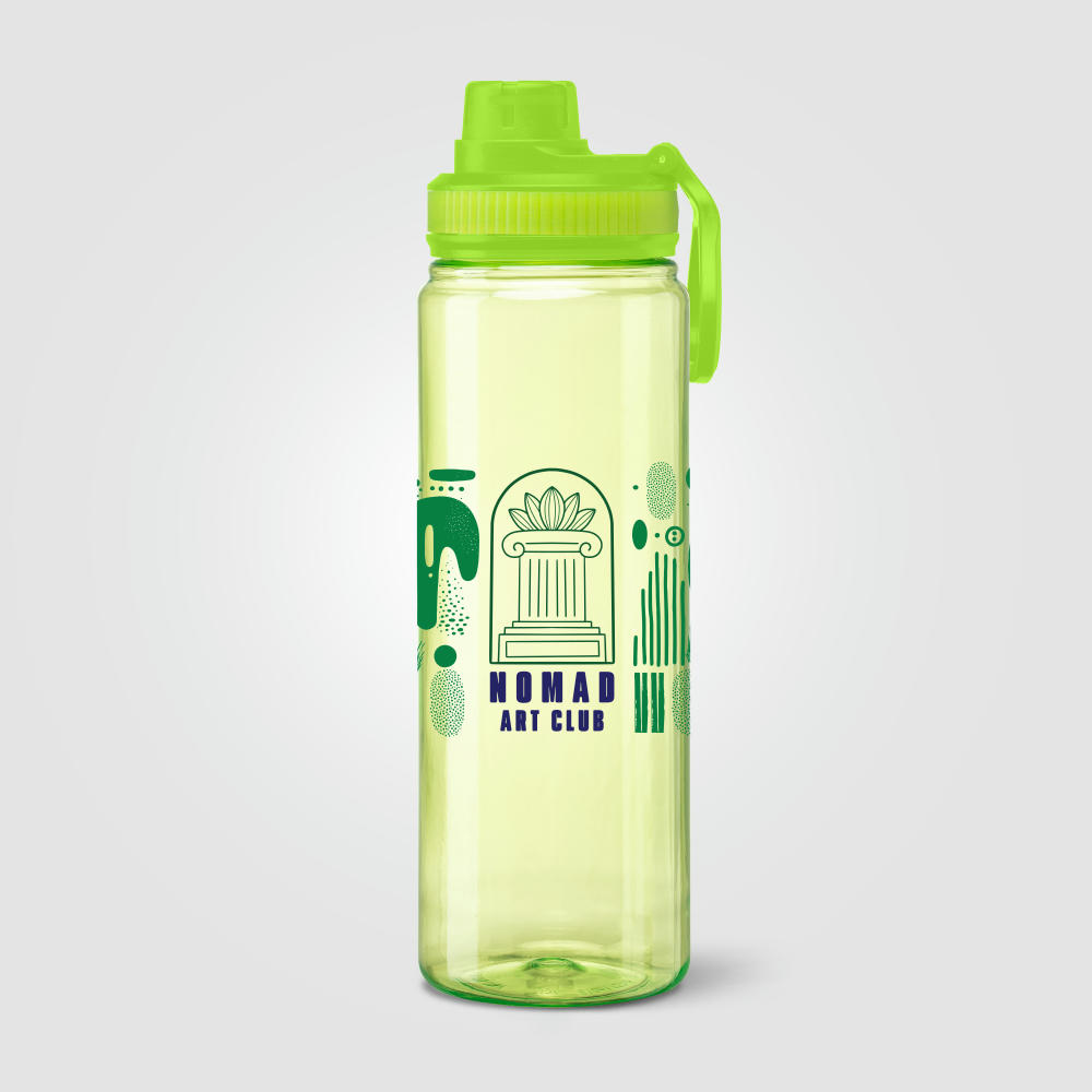 Product image Alaska Sportflasche mit Tragegriff aus rPET - 800 ml Werbeartikel
