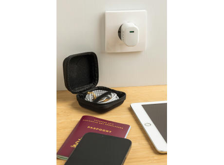 Boost 2-tlg. 20W Type-C Ladeset aus RCS recyceltem PET bedrucken